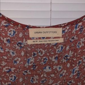 Urban outfitters red pattern dress